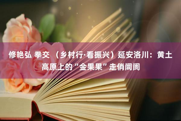 修艳弘 拳交 （乡村行·看振兴）延安洛川：黄土高原上的“金果果”走俏阛阓